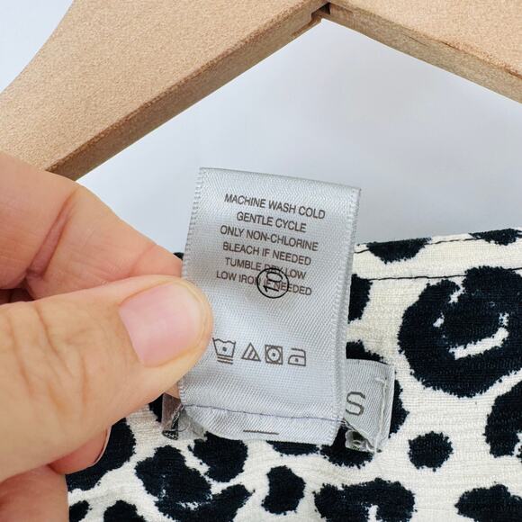 Multiples Jacket 2X Black White Animal Print Mixed Zebra Leopard Open Front - Picture 3 of 9